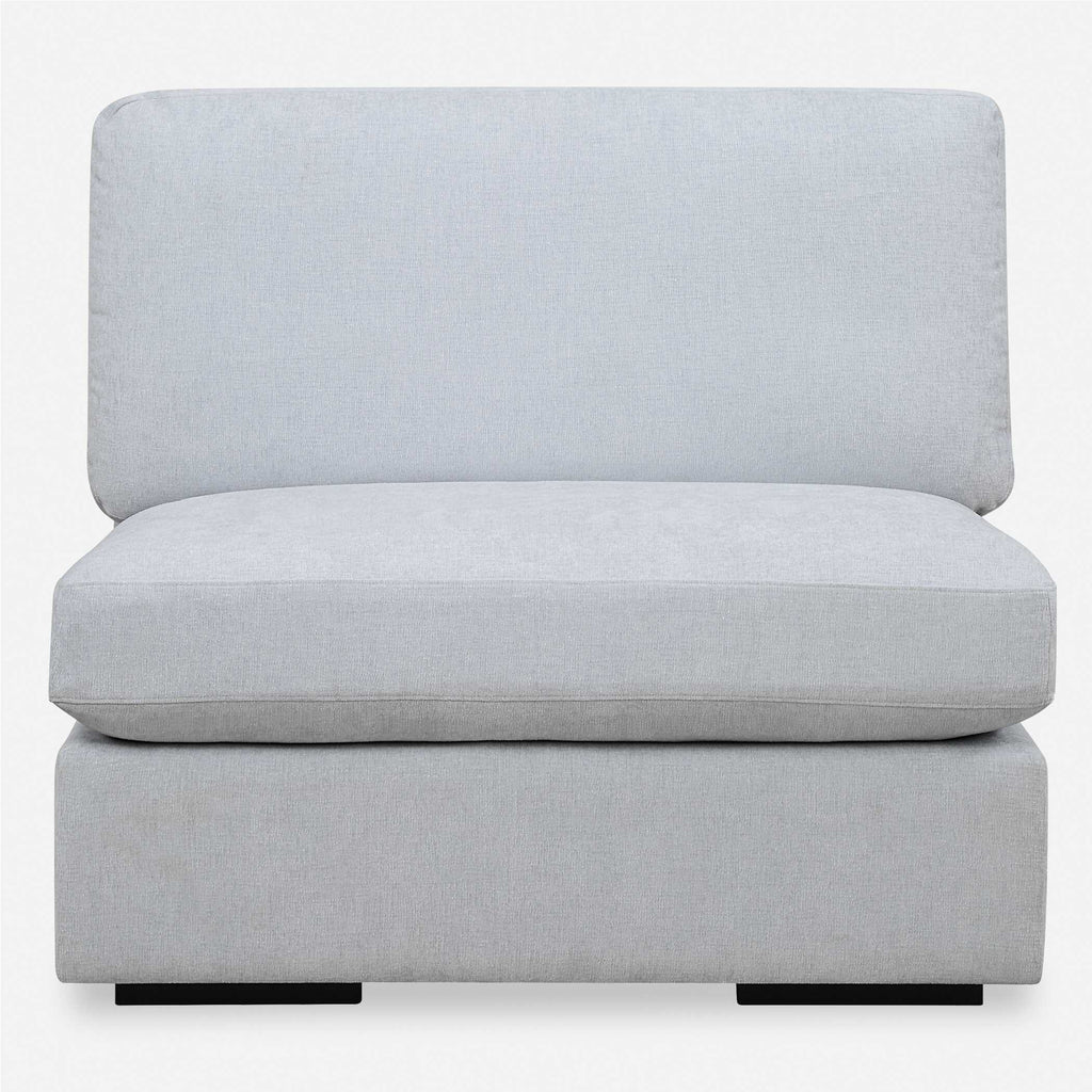 Refuge Armless Cloud Blue Sofa