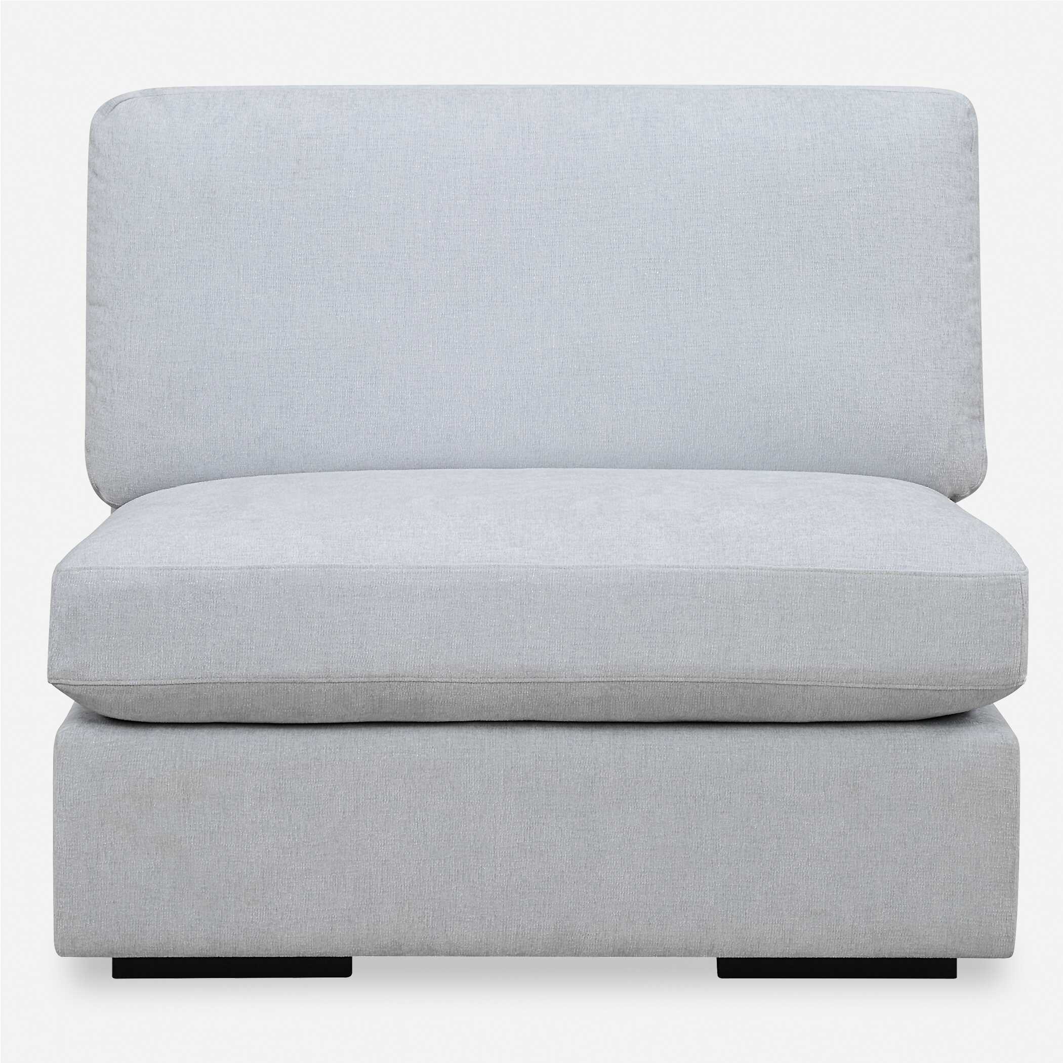 Refuge Armless Cloud Blue Sofa