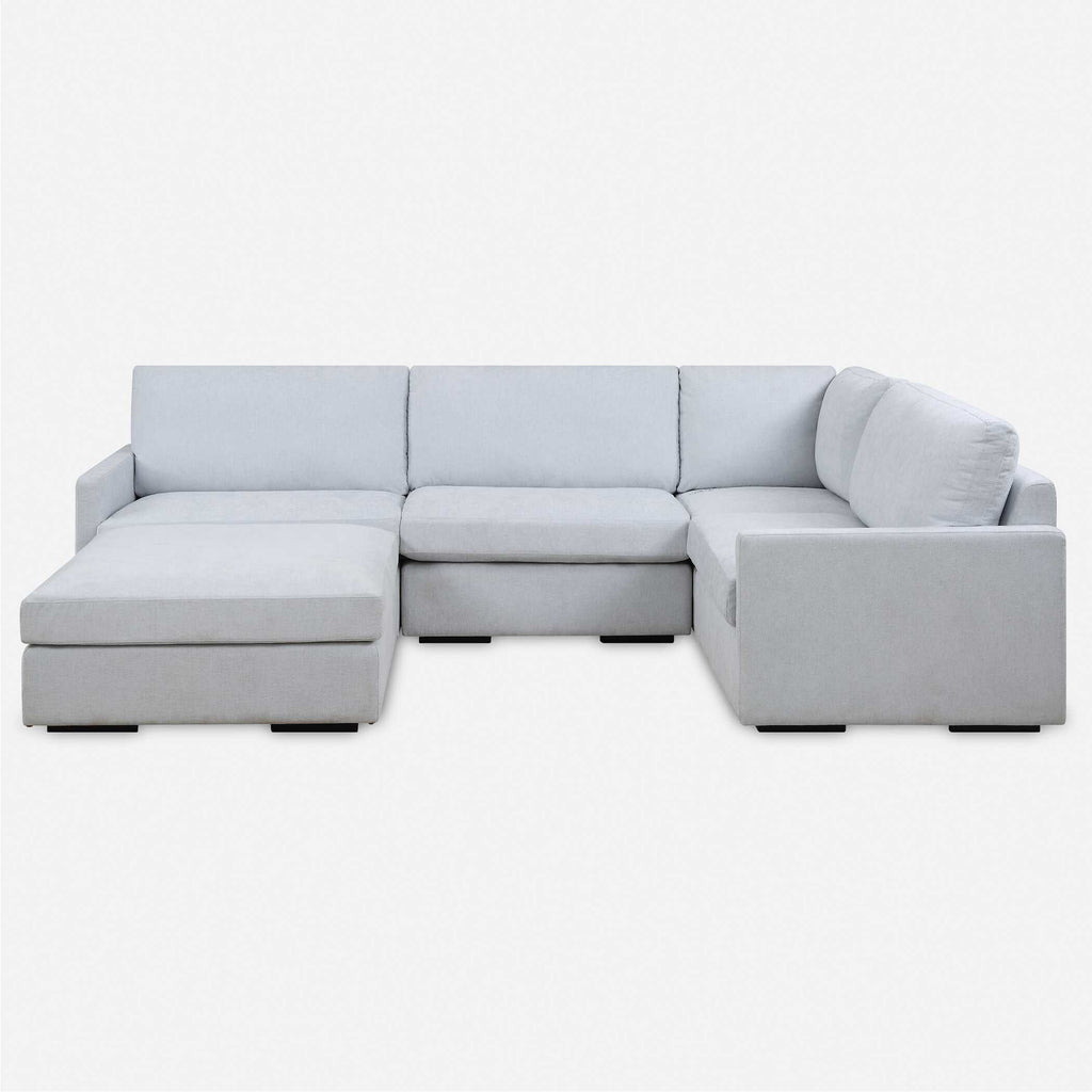 Refuge Armless Cloud Blue Sofa