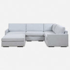 Refuge Armless Cloud Blue Sofa