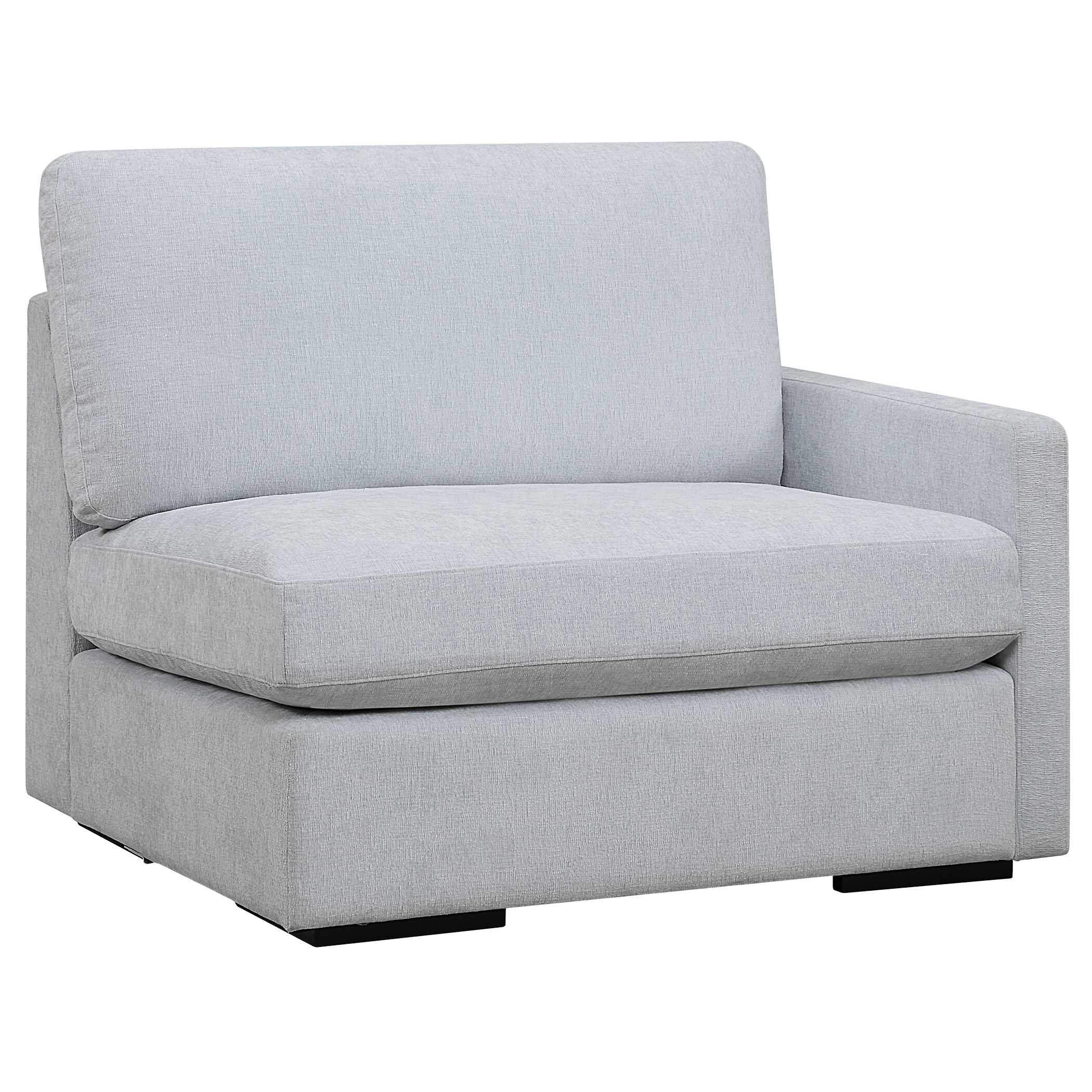 Refuge Cloud Blue Right Arm Facing Sofa