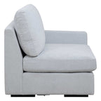 Refuge Cloud Blue Right Arm Facing Sofa
