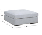 Refuge Cloud Blue Sofa Ottoman