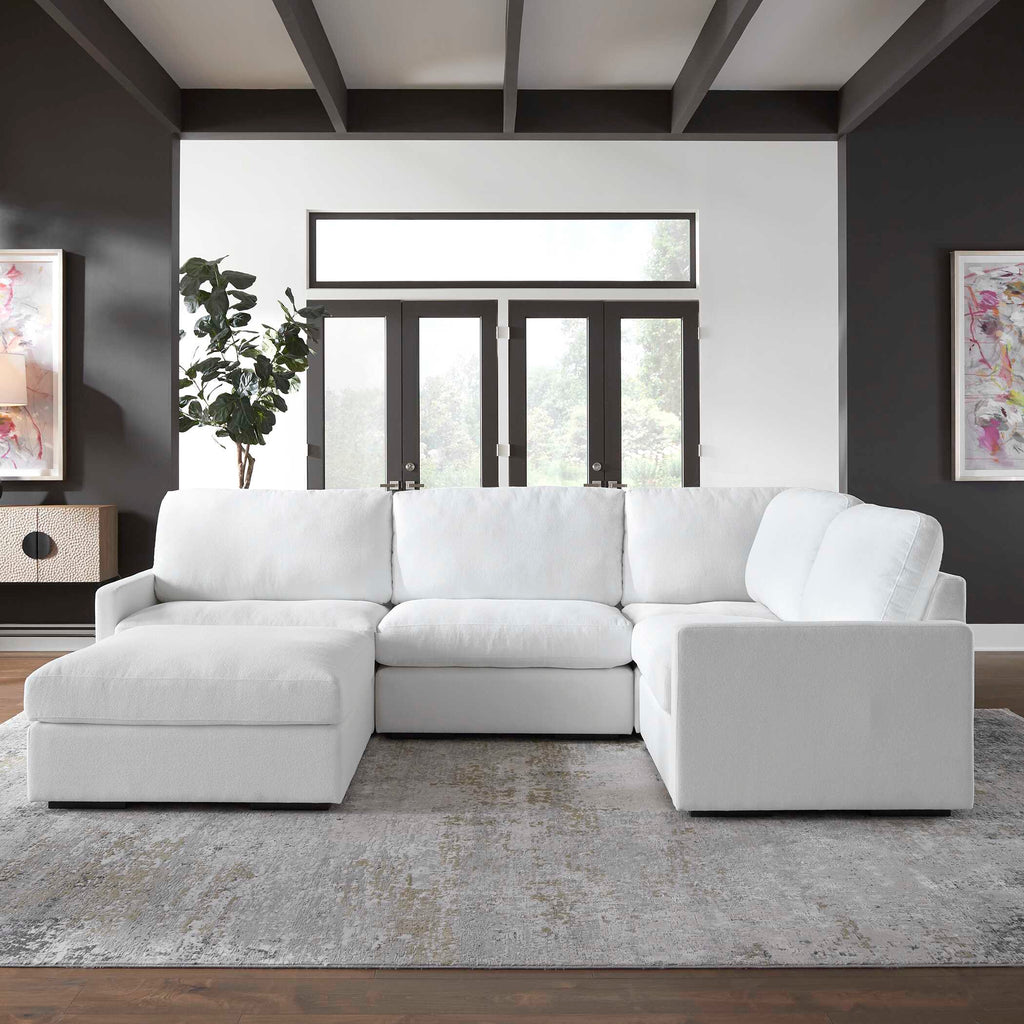 Refuge Arctic White Corner Sofa