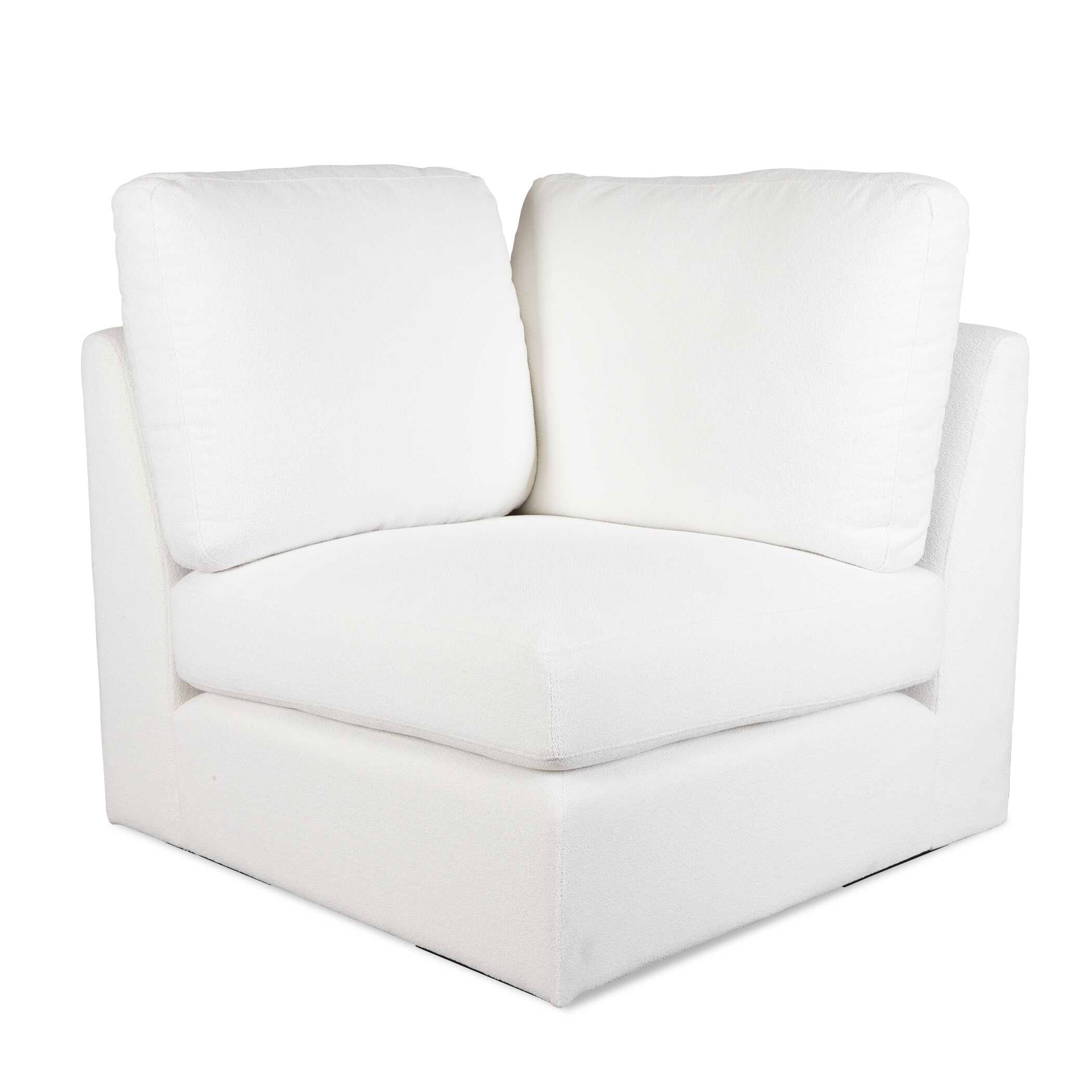 Refuge Arctic White Corner Sofa