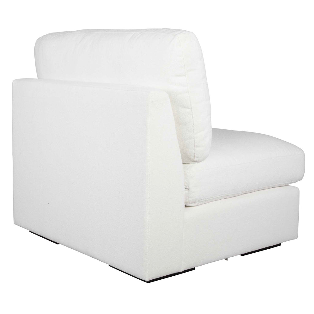 Refuge Armless Arctic White Sofa