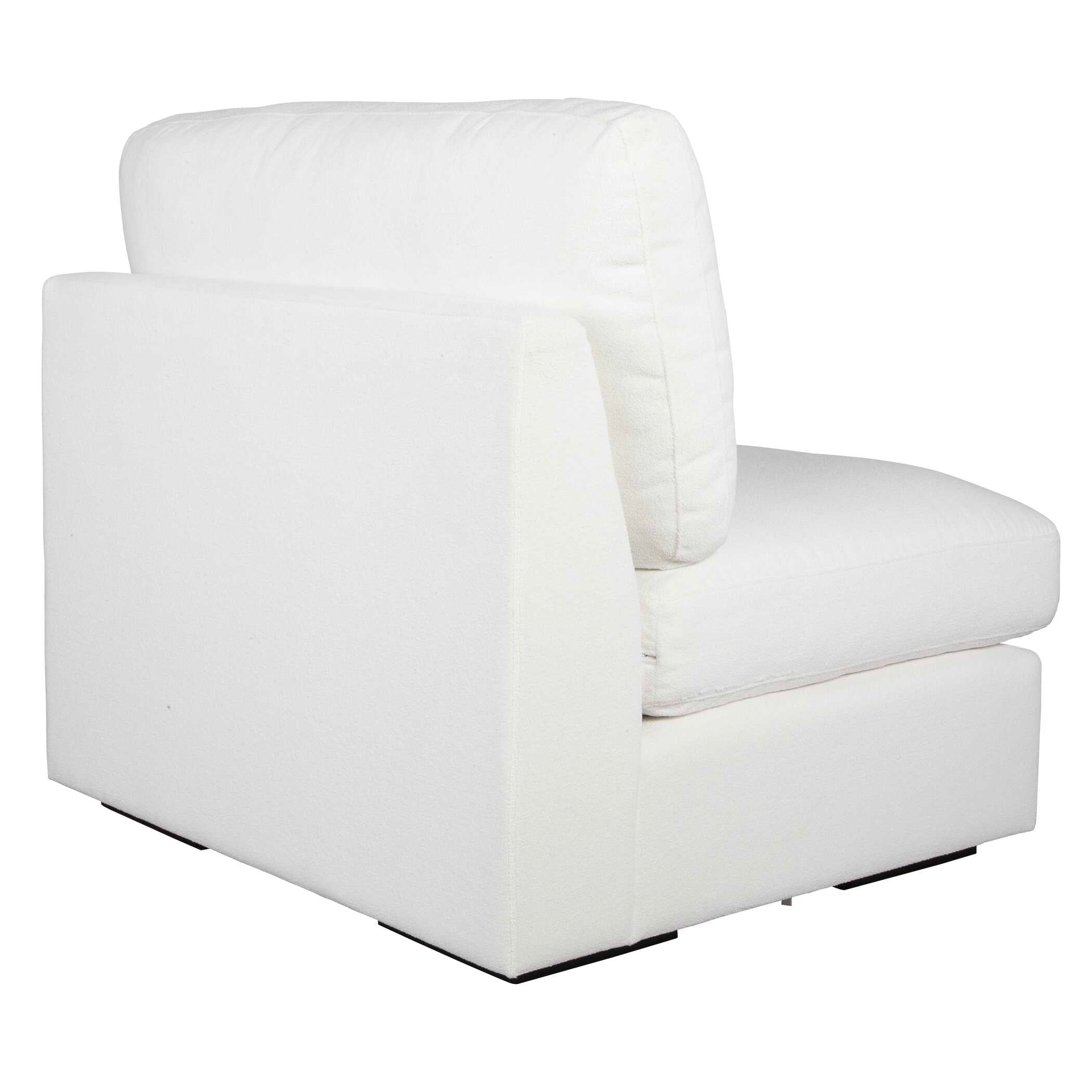 Refuge Armless Arctic White Sofa