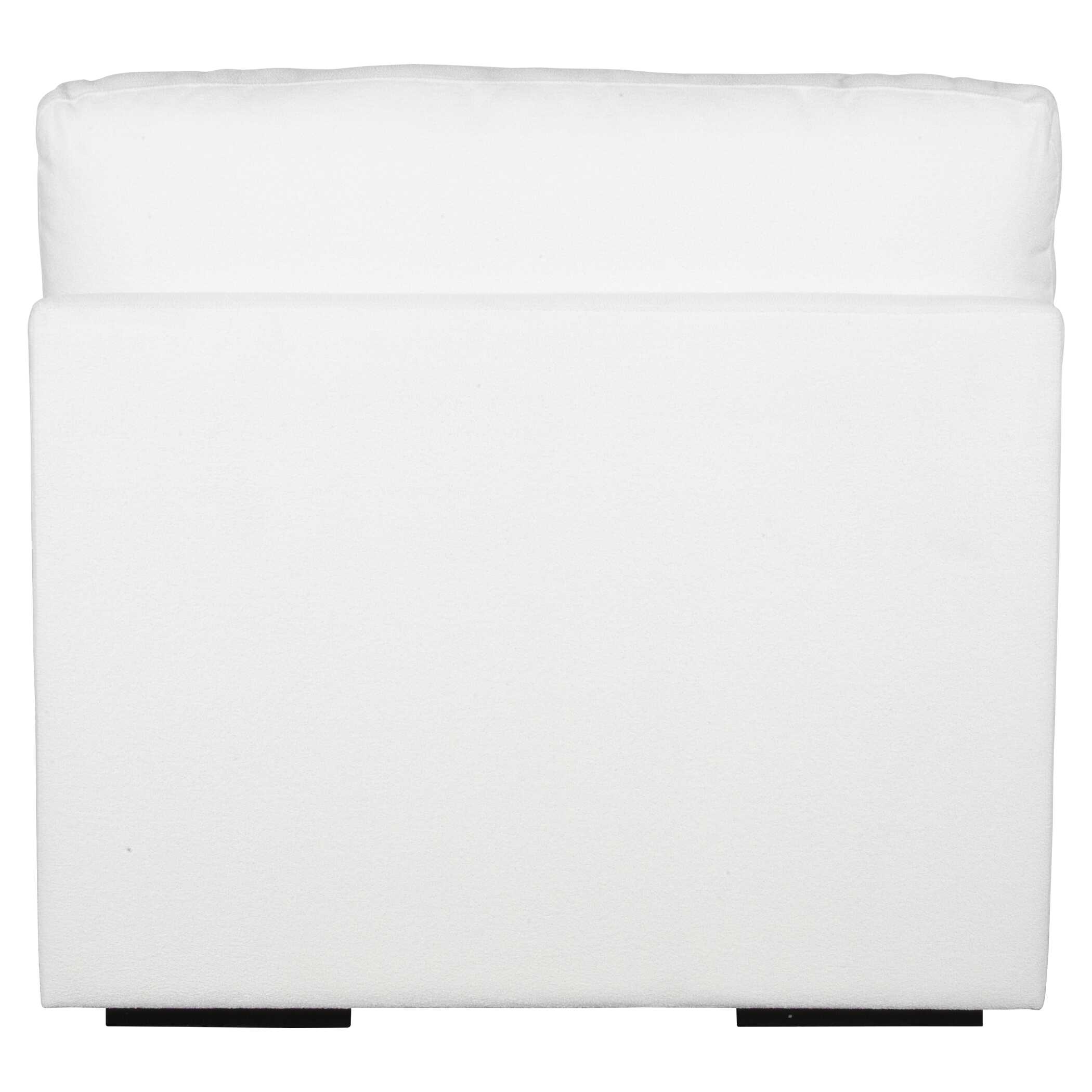 Refuge Armless Arctic White Sofa