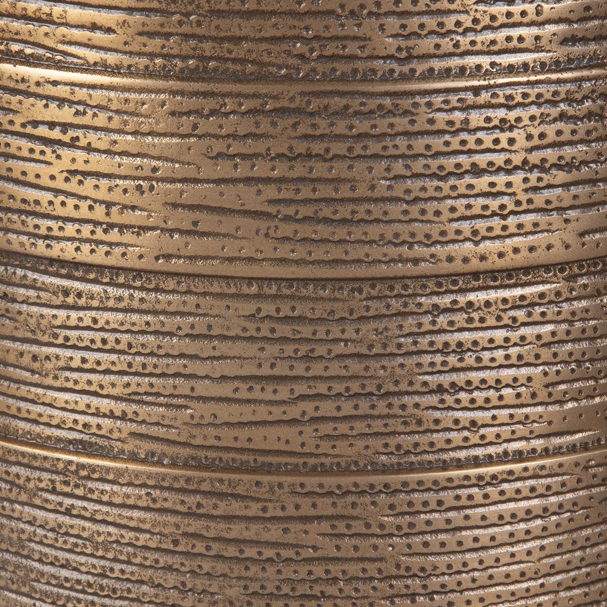 Odin Antique Brass Accent Table