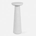 Lirra White Marble Drink Table