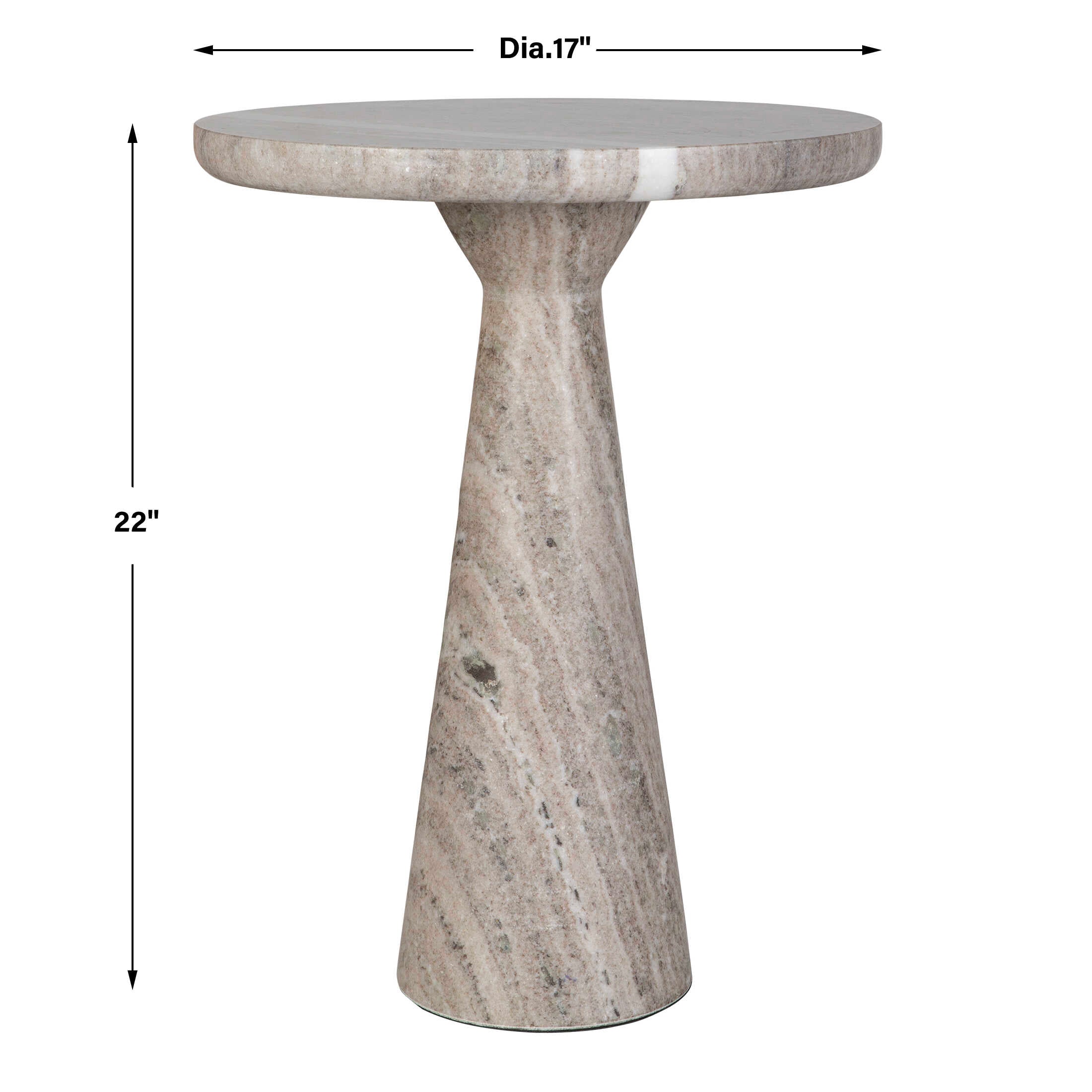 Stour Marble Accent Table