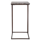 Theodore Travertine Accent Table