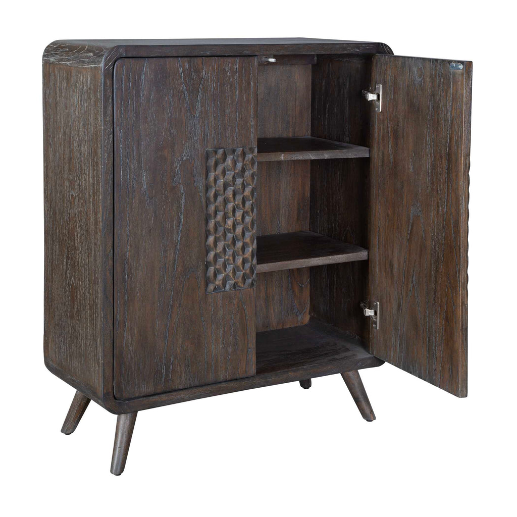 Hausen 2 Door Mid-Century Cabinet