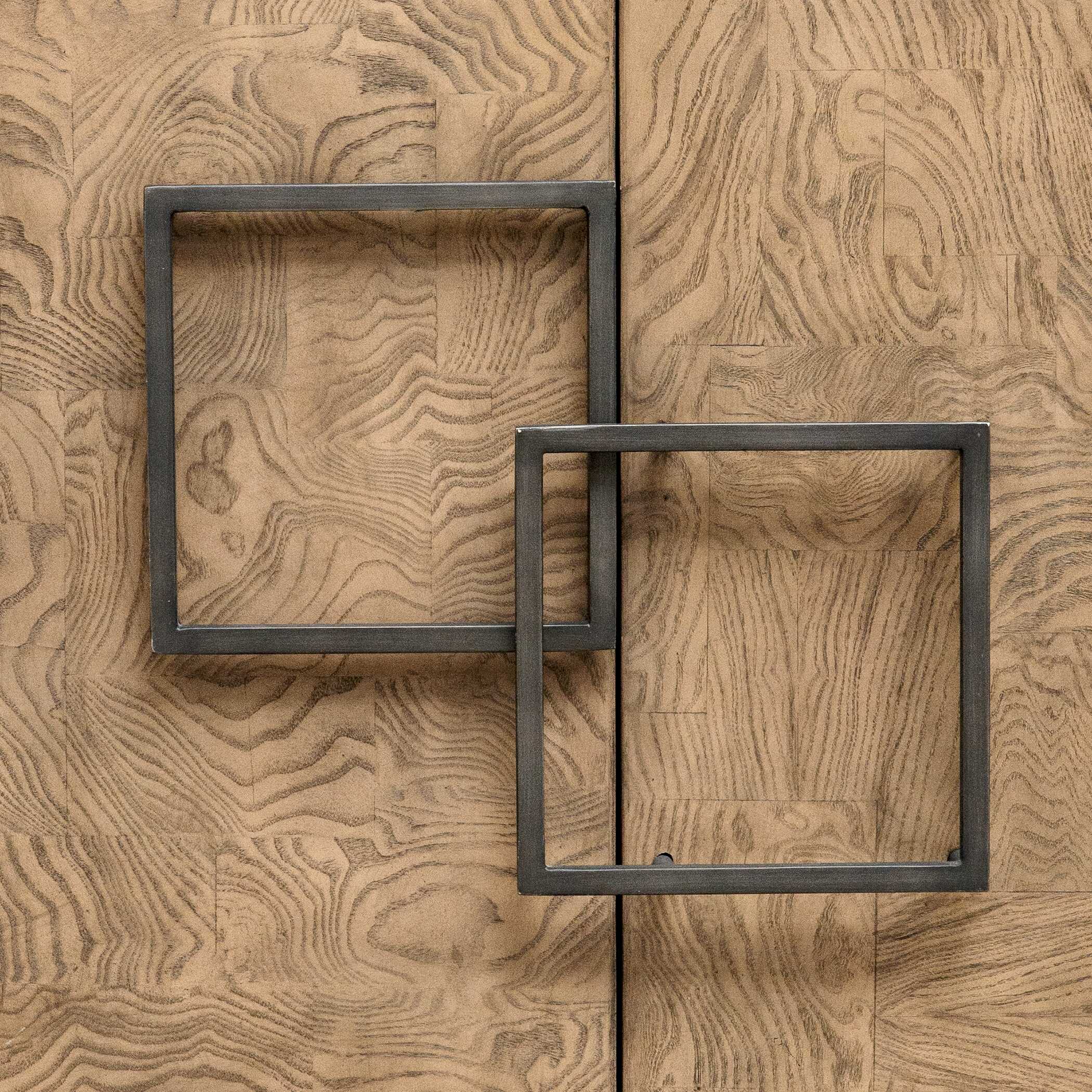 Paltrow Burl 2 Door Cabinet