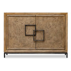 Paltrow Burl 2 Door Cabinet