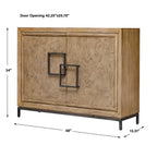 Paltrow Burl 2 Door Cabinet