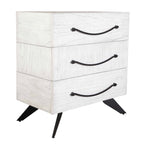 Vivi 3 Drawer White Chest