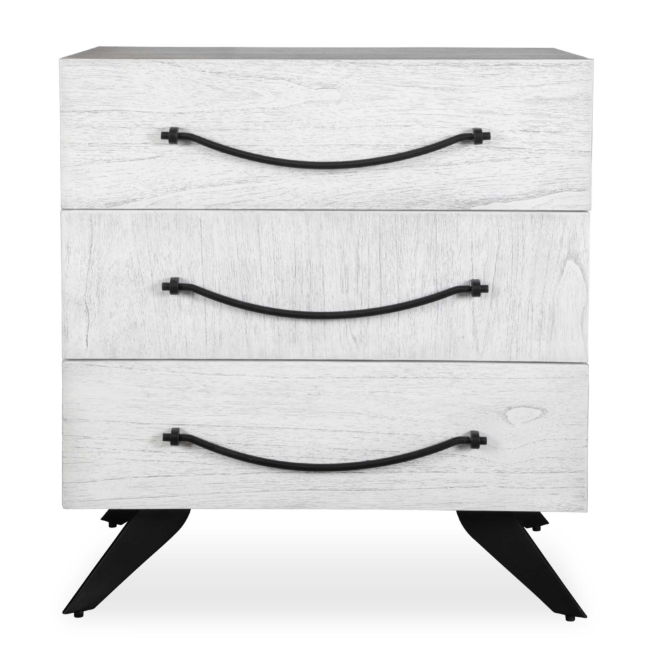 Vivi 3 Drawer White Chest