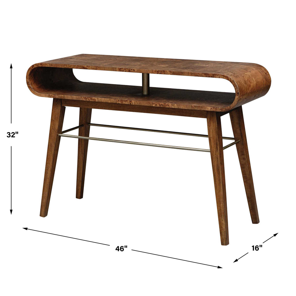 Ledger Mid-Century Console Table