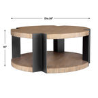 Loana Industrial Coffee Table