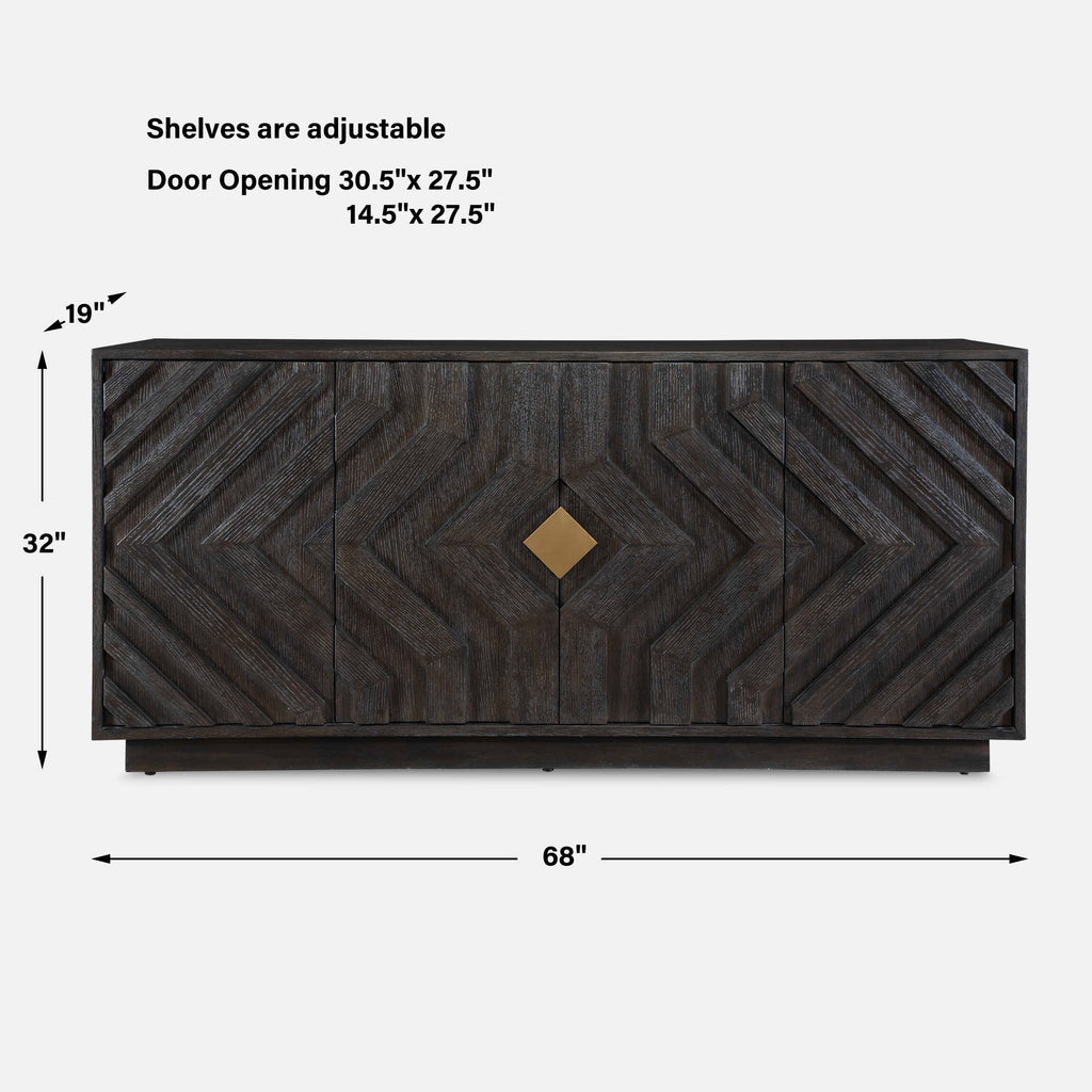 Faulkner 4 Door Cabinet