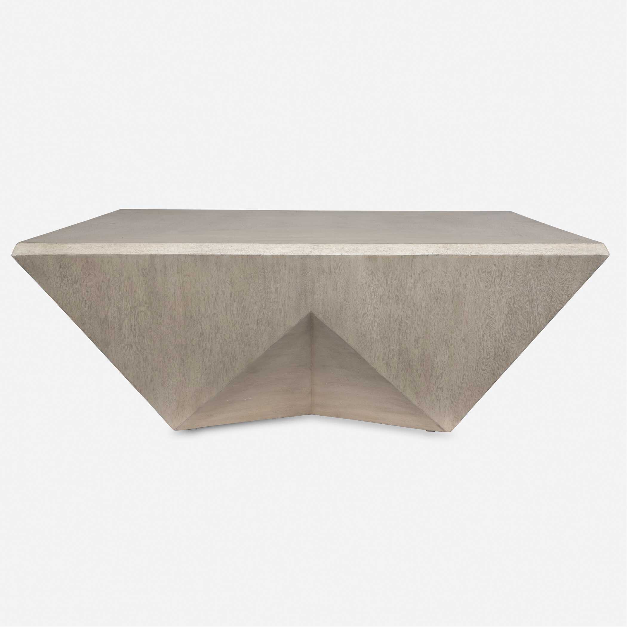 Collins Modern Light Gray Coffee Table