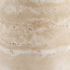 Malya Travertine Accent Table