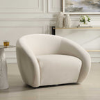 DeSoto Cream Swivel Chair
