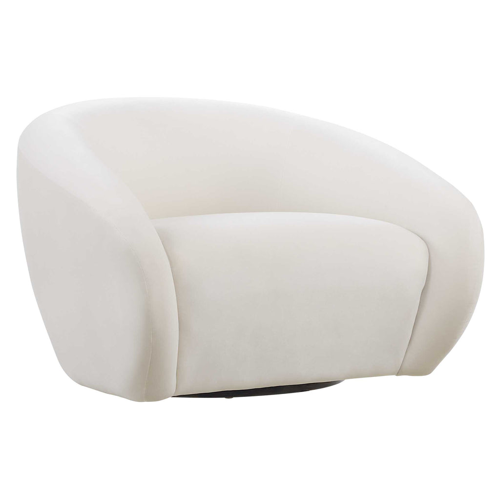 DeSoto Cream Swivel Chair