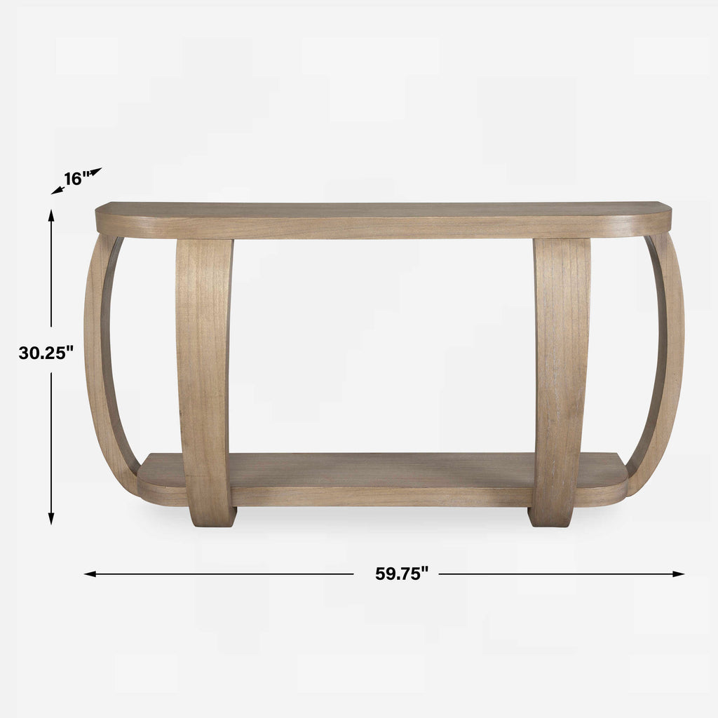 Adona Wood Console Table