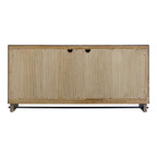 Kellem Natural Wood 4 Door Cabinet