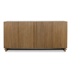 Kellem Natural Wood 4 Door Cabinet