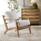 Laid Back Sheepskin Accent Chair