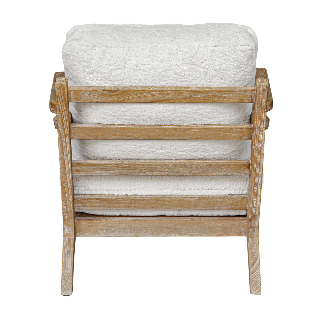 Laid Back Sheepskin Accent Chair