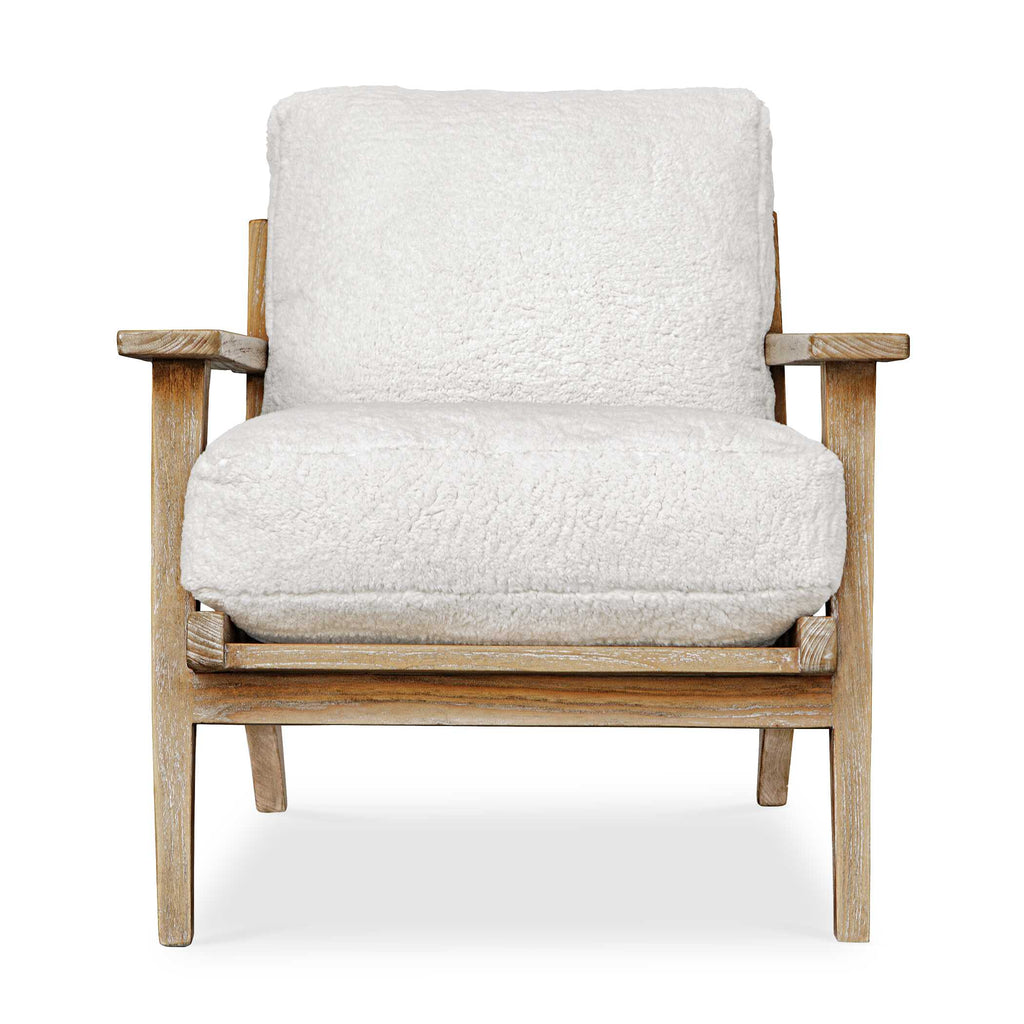 Laid Back Sheepskin Accent Chair