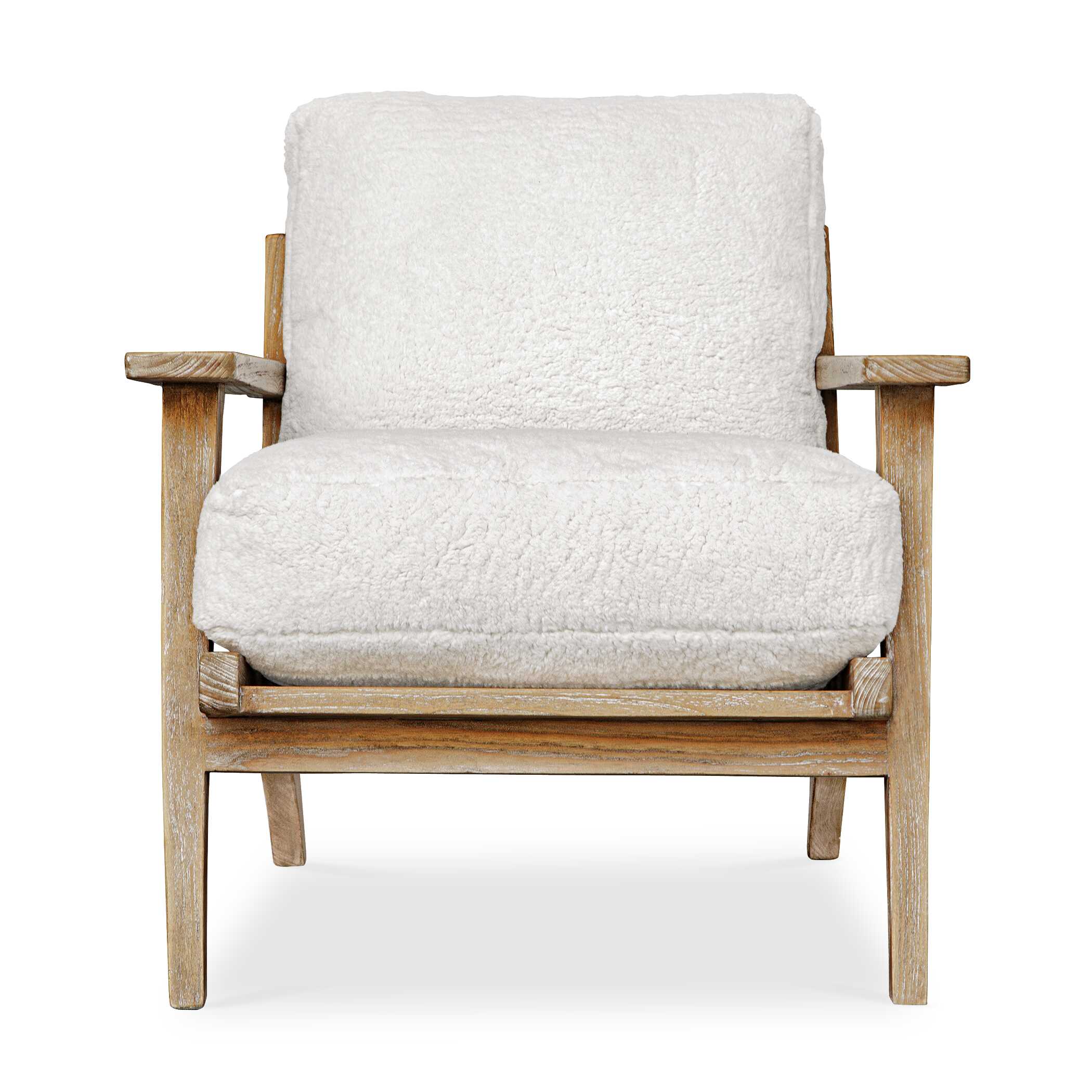Laid Back Sheepskin Accent Chair
