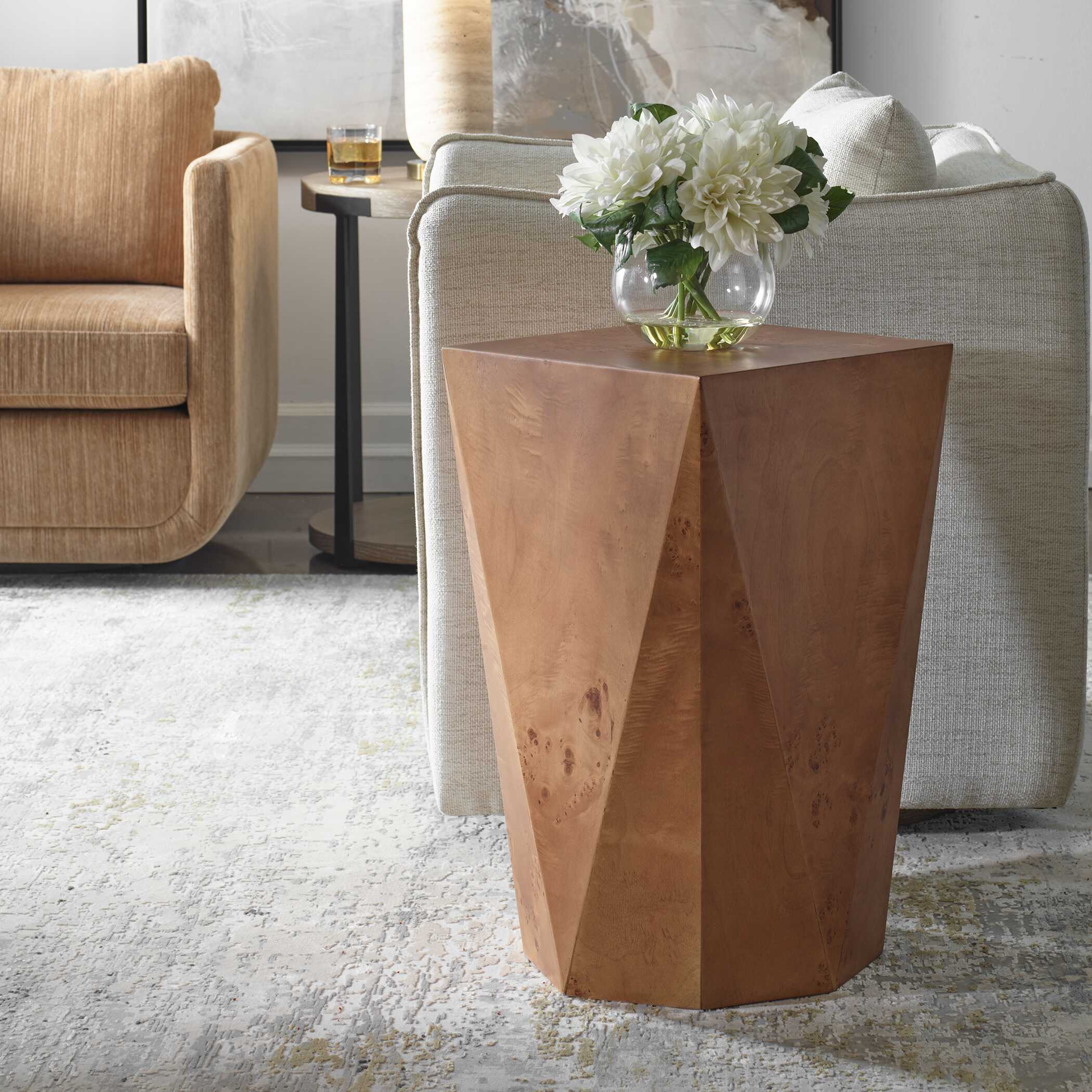 Hughes Geometric Accent Table