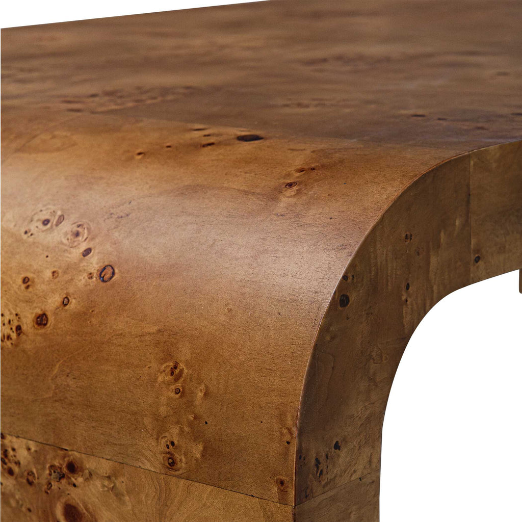 Carraway Burl Wood Coffee Table