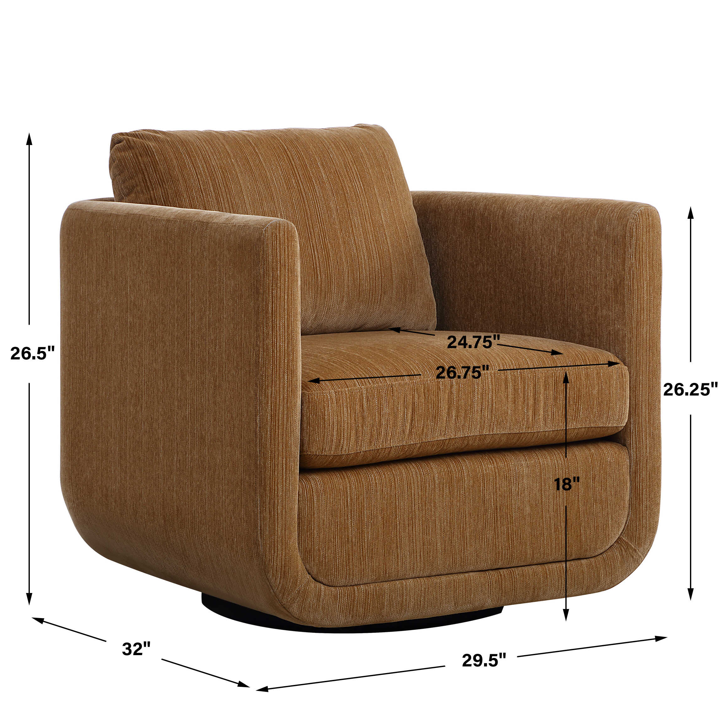 Abound Ginger Swivel Chair