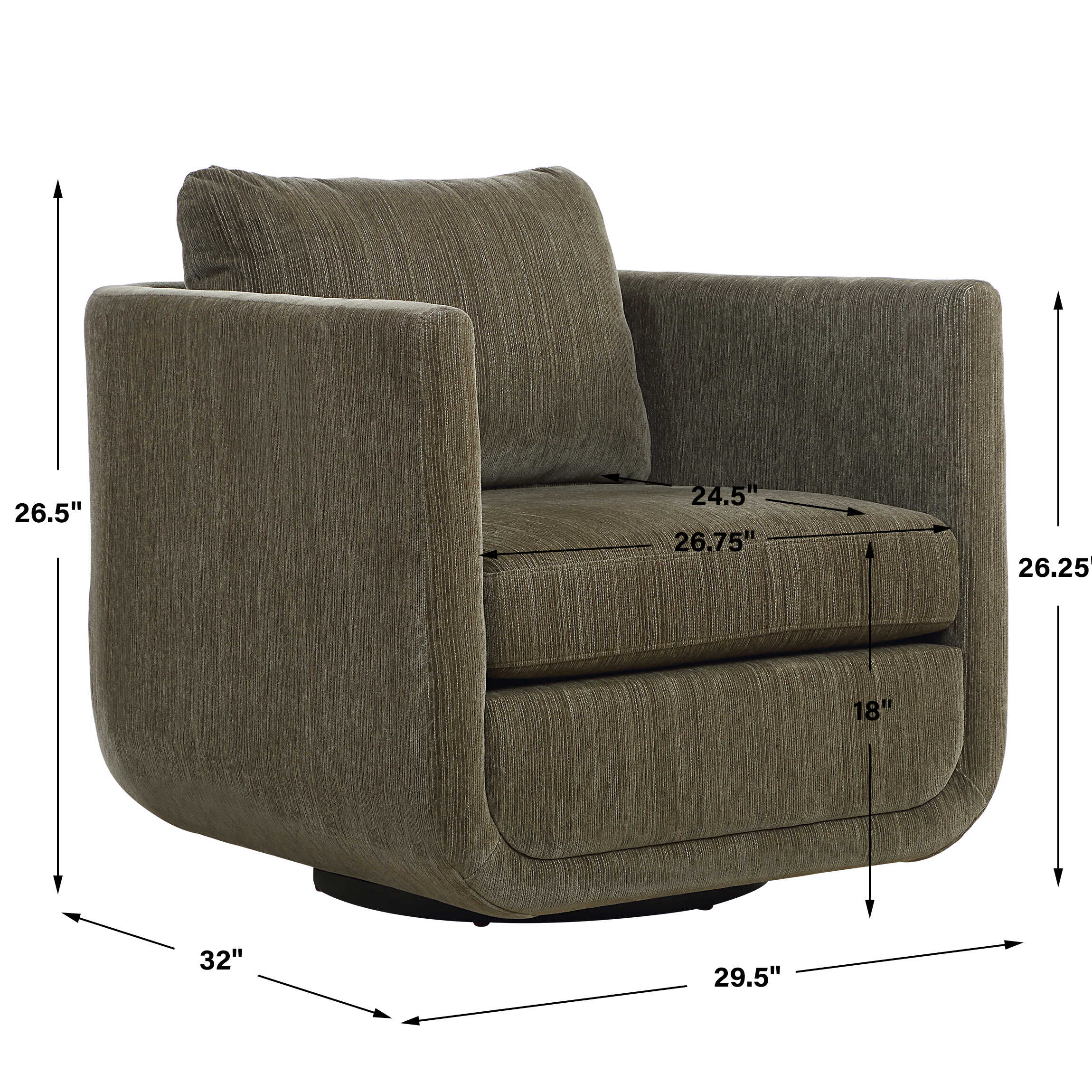 Abound Herb Swivel Chair