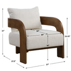 Rowan Ivory Accent Chair