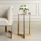 Midas Antique Gold Accent Table