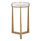 Midas Antique Gold Accent Table