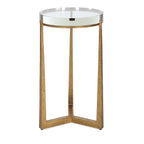 Midas Antique Gold Accent Table
