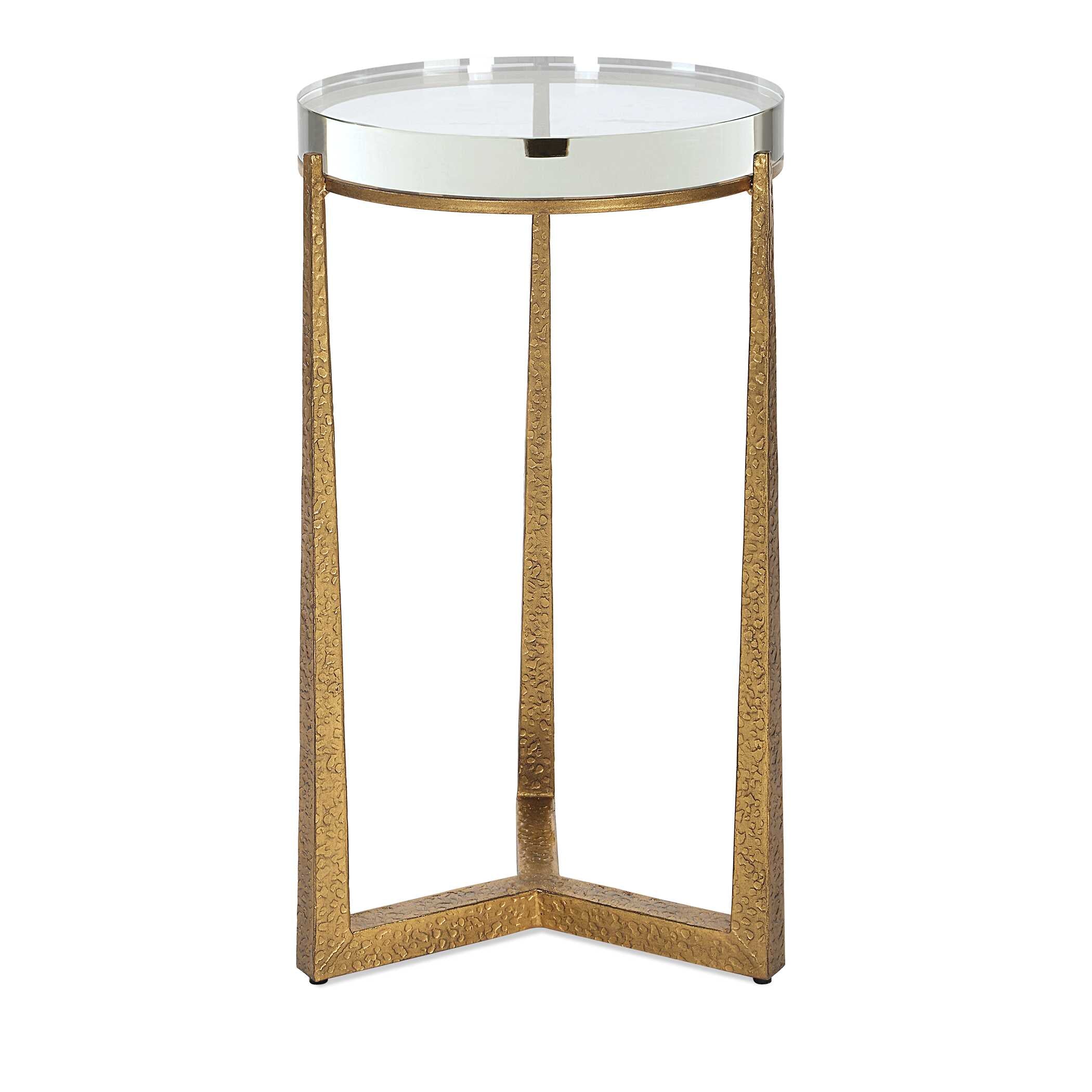 Midas Antique Gold Accent Table