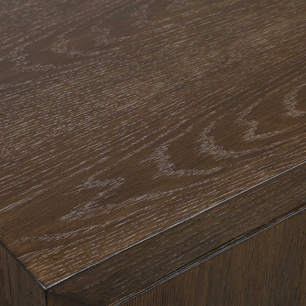 Mayenne 2 Door Oak Wood Cabinet