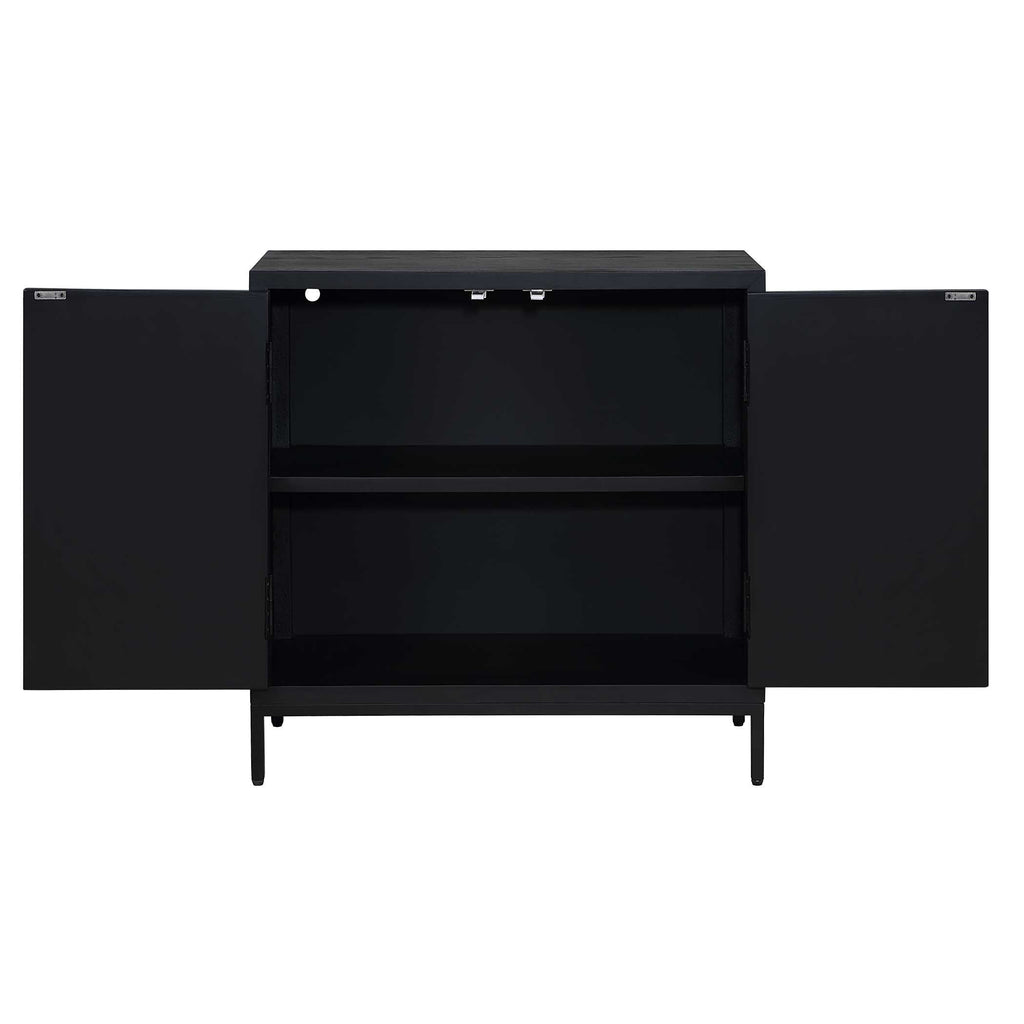Beswick Black 2 Door Cabinet