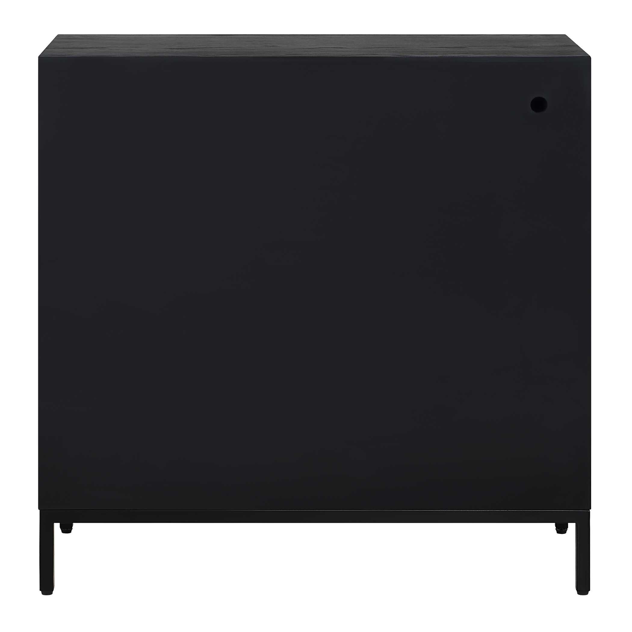 Beswick Black 2 Door Cabinet
