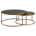 Aragon Gray Nesting Coffee Tables Set/2
