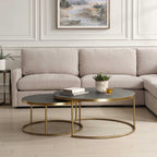Aragon Gray Nesting Coffee Tables Set/2